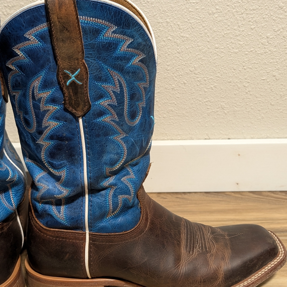 Men's Twisted X Square Toe Cowboy Boots - Picture 6 of 11